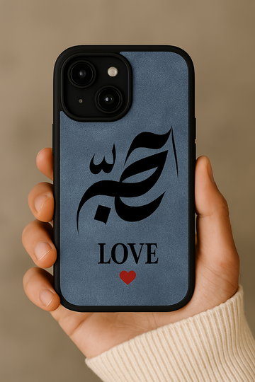 Letter LoveGraphic PU Phone Case
