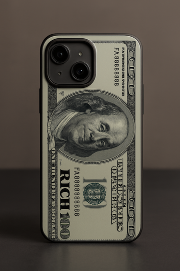 Fashionable US Dollar Print Anti-Scratch Phone Protective Case